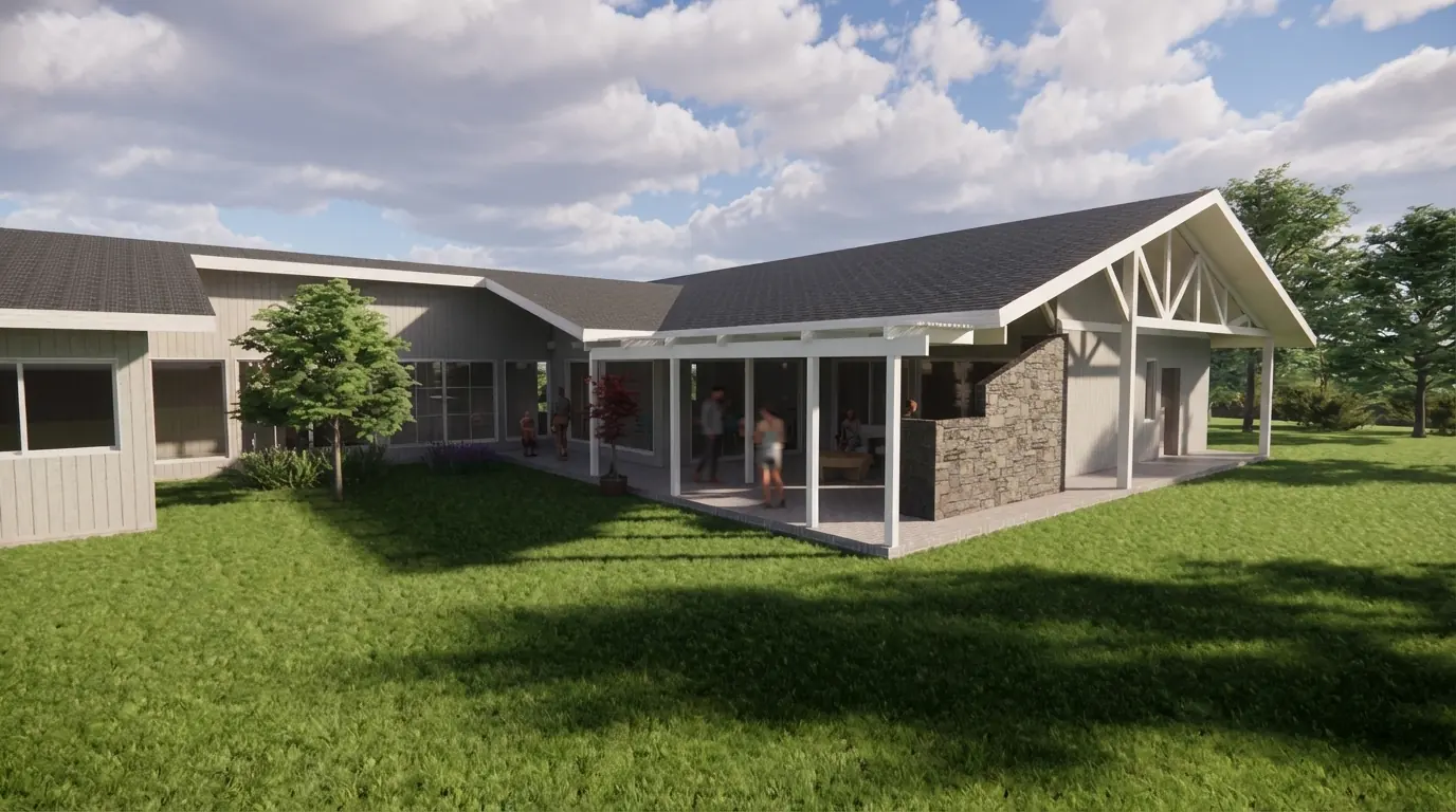 Refugio Sureño Contemporáneo en Frutillar, vista 5